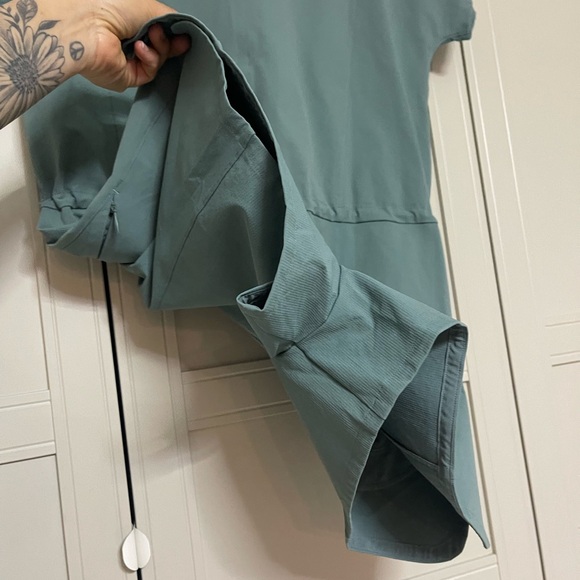 NWT Lululemon Stretch Rib Pocketed Romper in Tidewater Teal - Picture 14 of 14